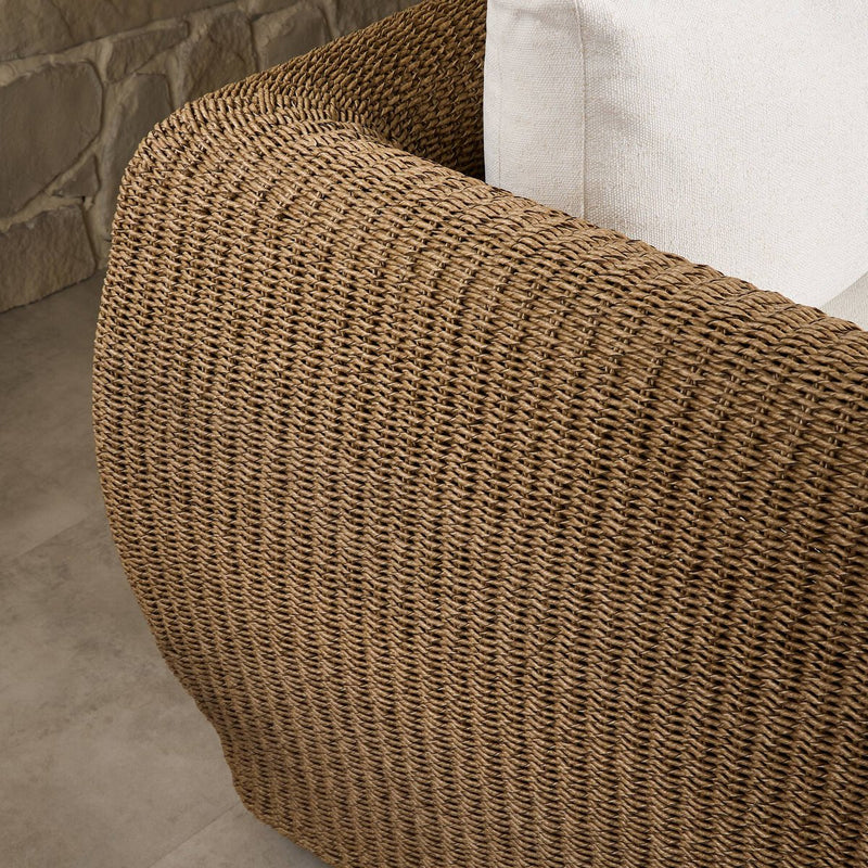 Noble Outdoor Sofa 104" - Alessi Linen