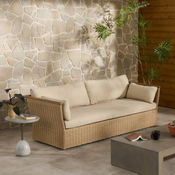 Elmira Outdoor Sofa 86" - Ellor Beige