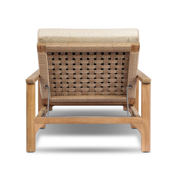 Topeka Outdoor Chaise - Ellor Beige