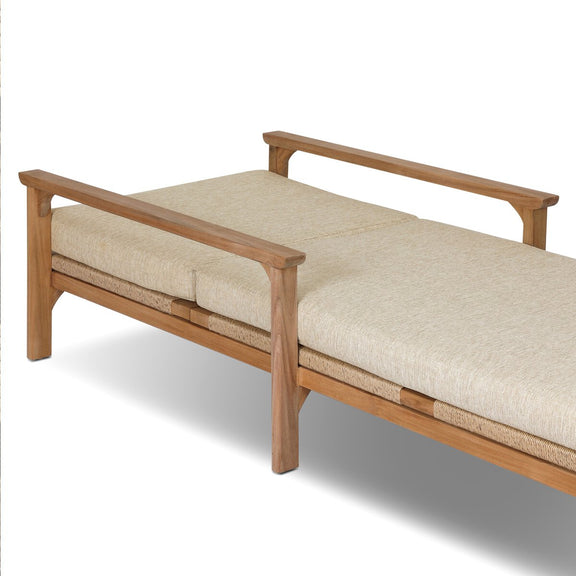 Topeka Outdoor Chaise - Ellor Beige