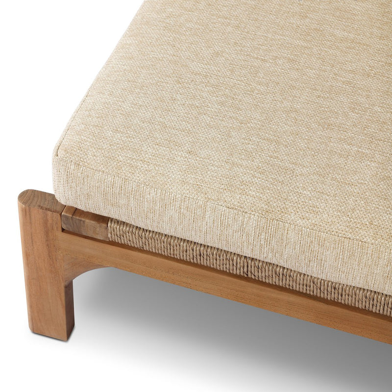 Topeka Outdoor Chaise - Ellor Beige