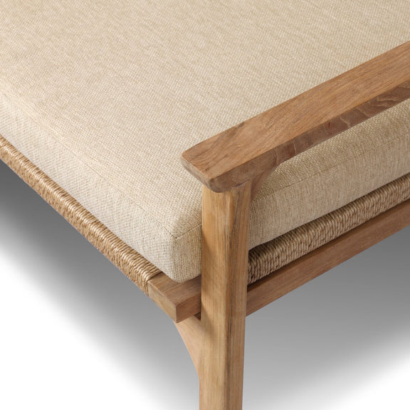 Topeka Outdoor Chaise - Ellor Beige
