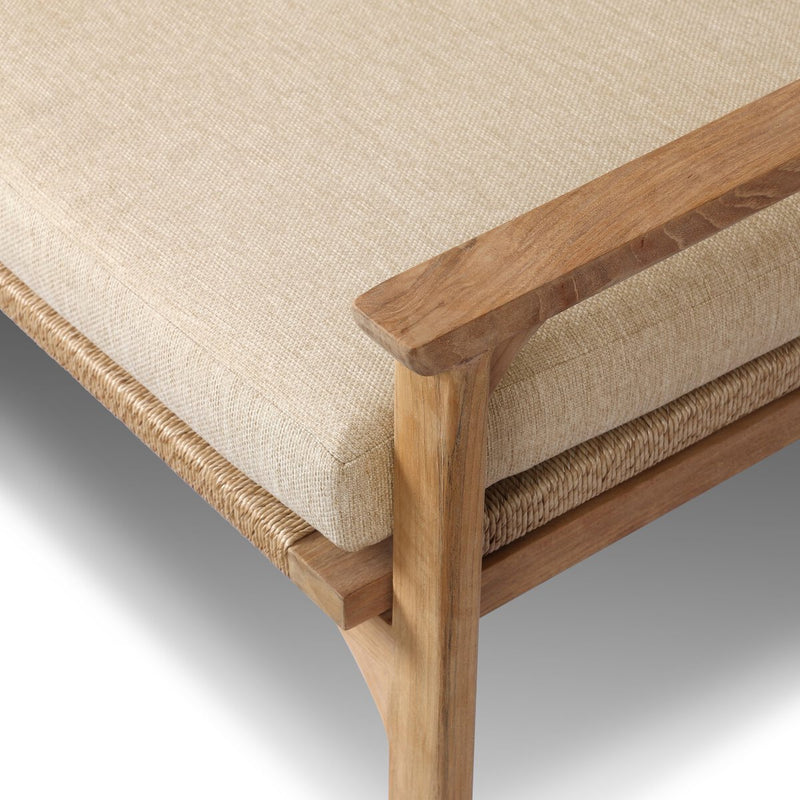 Topeka Outdoor Chaise - Ellor Beige