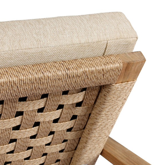 Topeka Outdoor Chaise - Ellor Beige