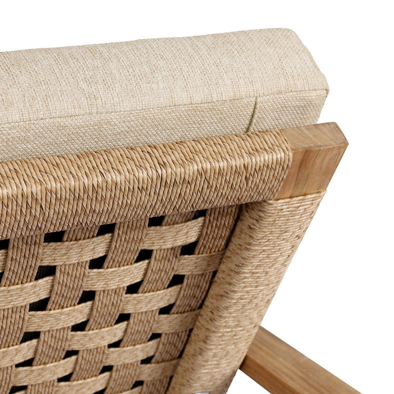 Topeka Outdoor Chaise - Ellor Beige