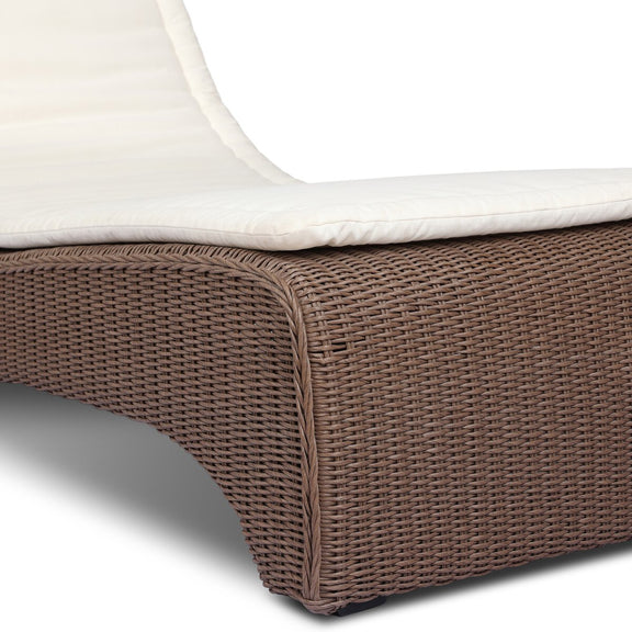 Mazu Outdoor Chaise - Arashi Salt