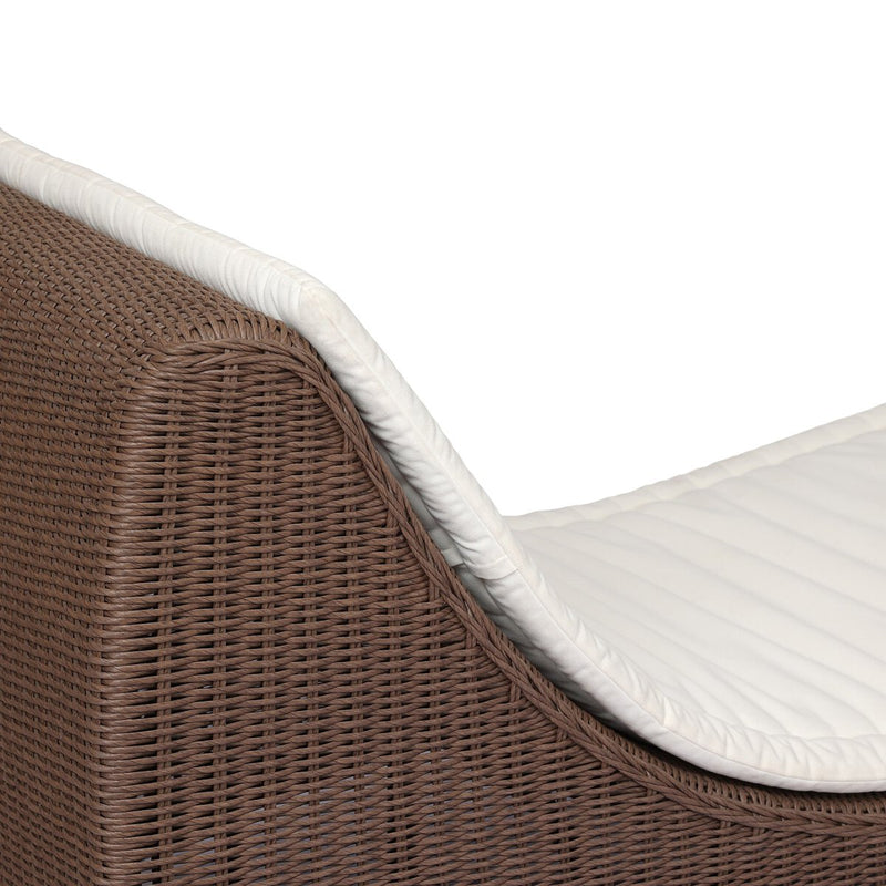 Mazu Outdoor Chaise - Arashi Salt