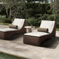 Mazu Outdoor Chaise - Tanned Weave