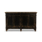 Marjorie 4 Door Sideboard - Distressed Black