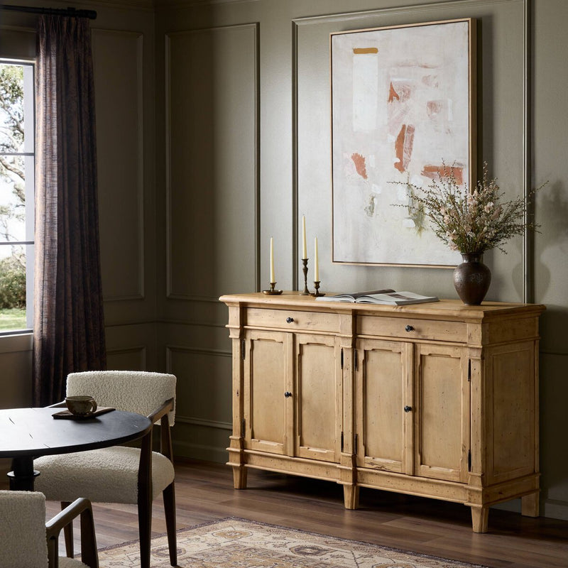Marjorie 4 Door Sideboard - Bleached Birch
