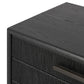 Rosenell Closed Nightstand - Black Oak Veneer