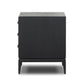 Rosenell Closed Nightstand - Black Oak Veneer