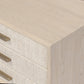 Rosenell Closed Nightstand - Natural Oak Veneer