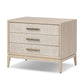 Rosenell Closed Nightstand - Natural Oak Veneer