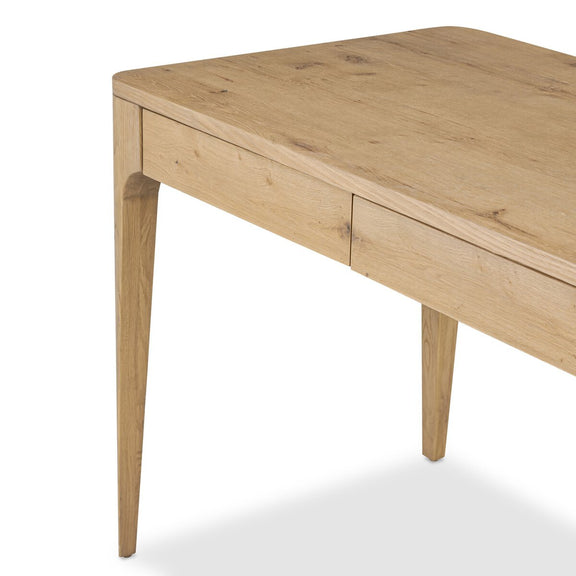 Berke Desk - Aged Smoked Oak Veneer