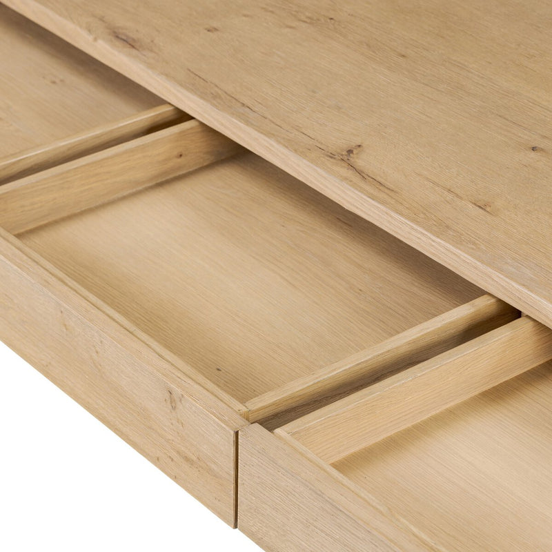 Berke Desk - Aged Smoked Oak Veneer