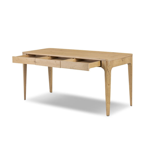 Berke Desk - Aged Smoked Oak Veneer