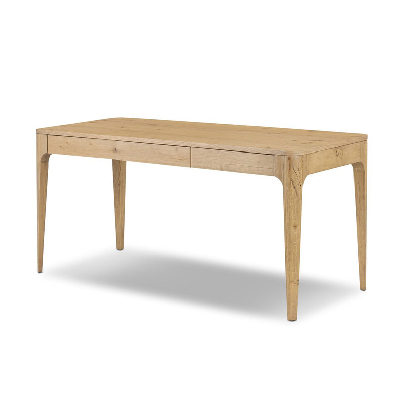 Berke Desk - Aged Smoked Oak Veneer