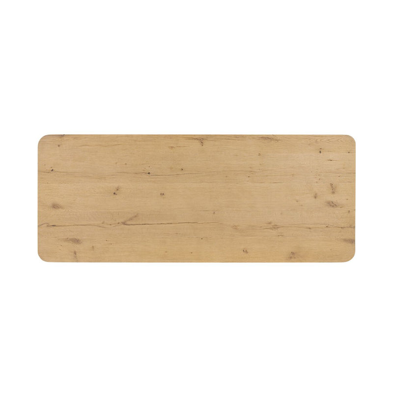 Berke Desk - Aged Smoked Oak Veneer
