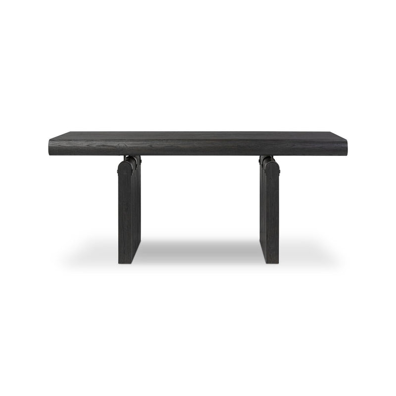 Cleo Desk - Worn Black Oak
