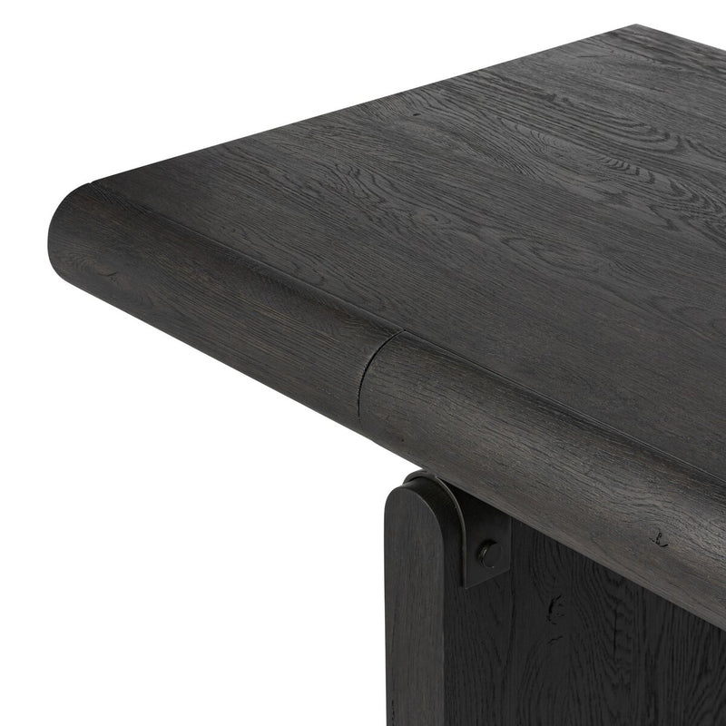 Cleo Desk - Worn Black Oak