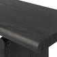 Cleo Desk - Worn Black Oak