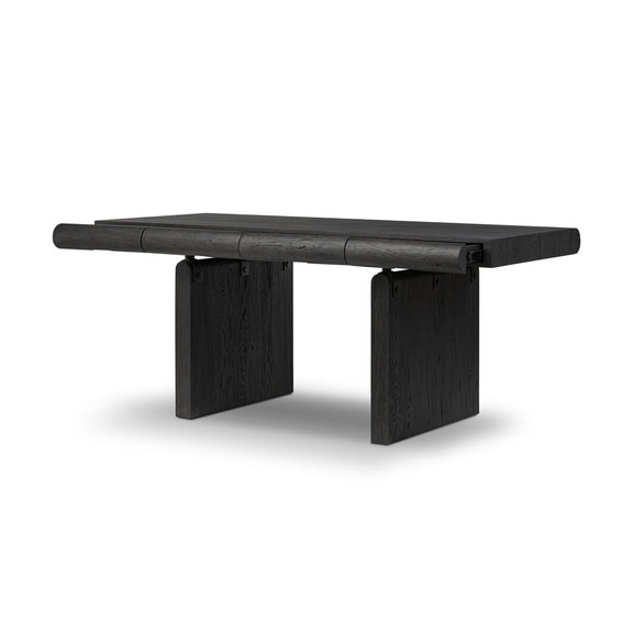 Cleo Desk - Worn Black Oak