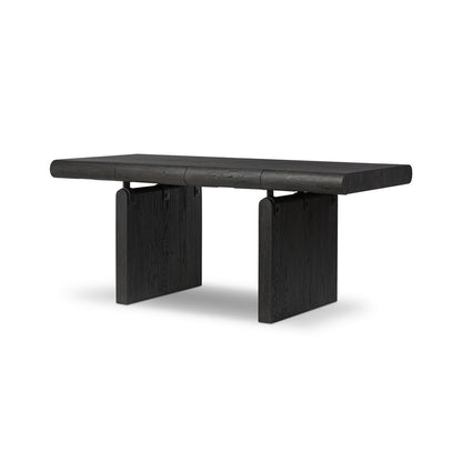 Cleo Desk - Worn Black Oak