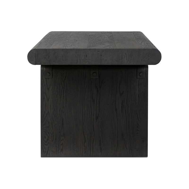 Cleo Desk - Worn Black Oak