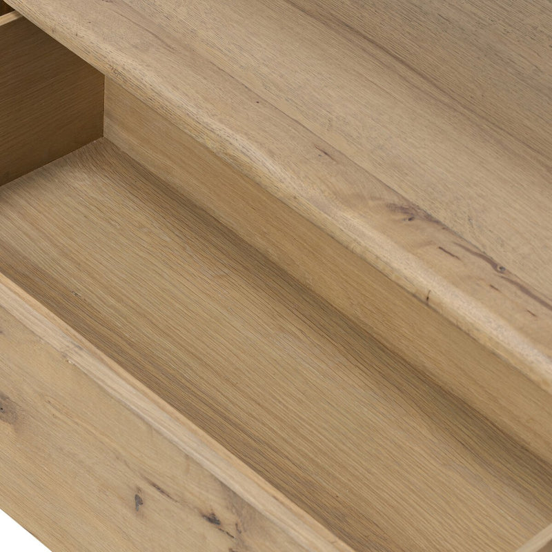 Lloyd Bookcase - Aged Natural Oak Veneer