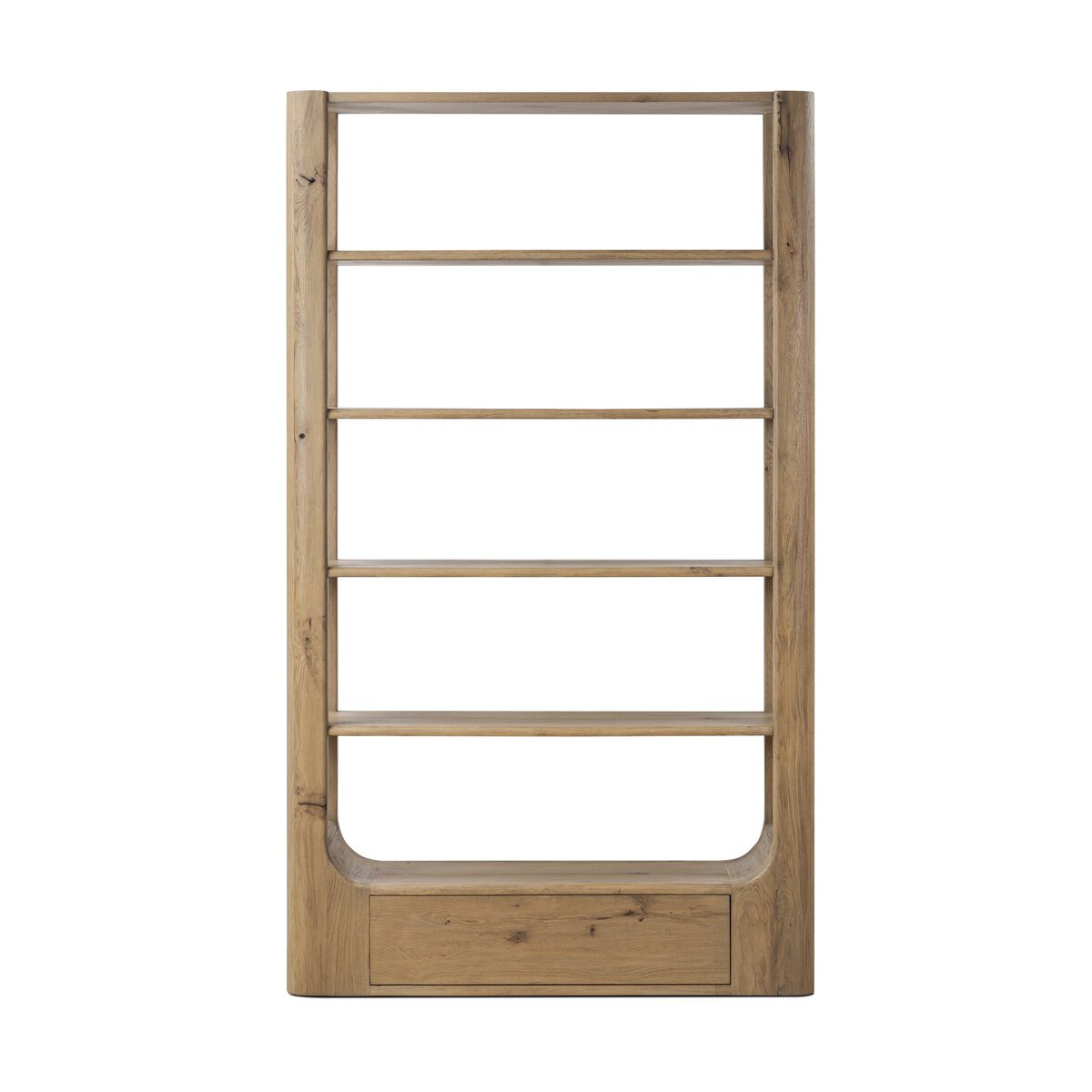 Lloyd Bookcase - Aged Natural Oak Veneer