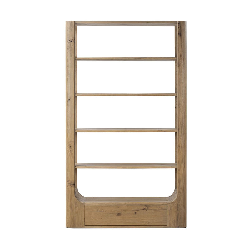 Lloyd Bookcase - Aged Natural Oak Veneer
