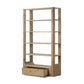 Lloyd Bookcase - Aged Natural Oak Veneer