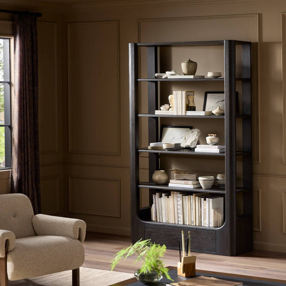 Lloyd Bookcase - Smoked Black
