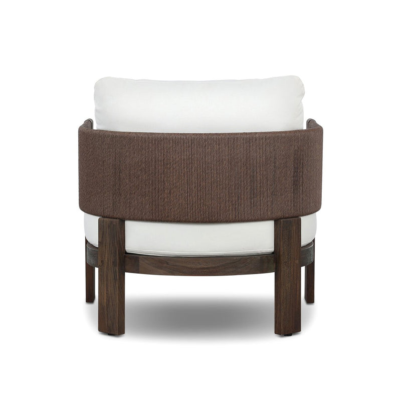 Delancy Outdoor Chair - Stained Saddle Brown-fsc