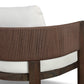 Delancy Outdoor Chair - Stained Saddle Brown-fsc