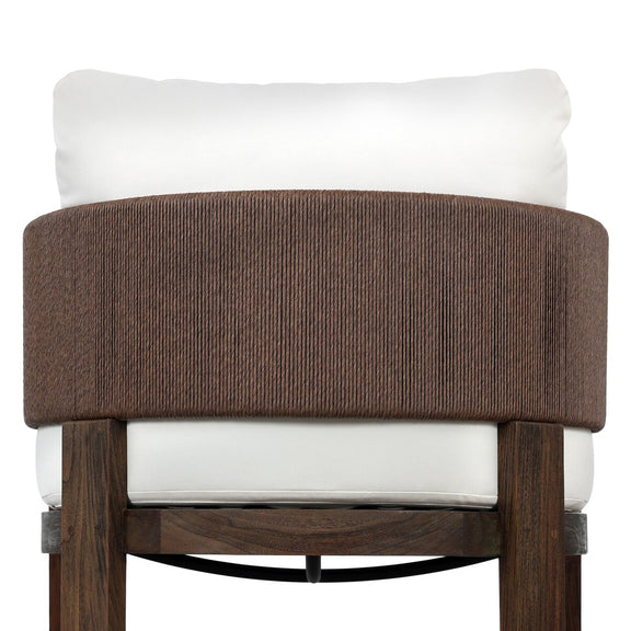 Delancy Outdoor Chair - Stained Saddle Brown-fsc