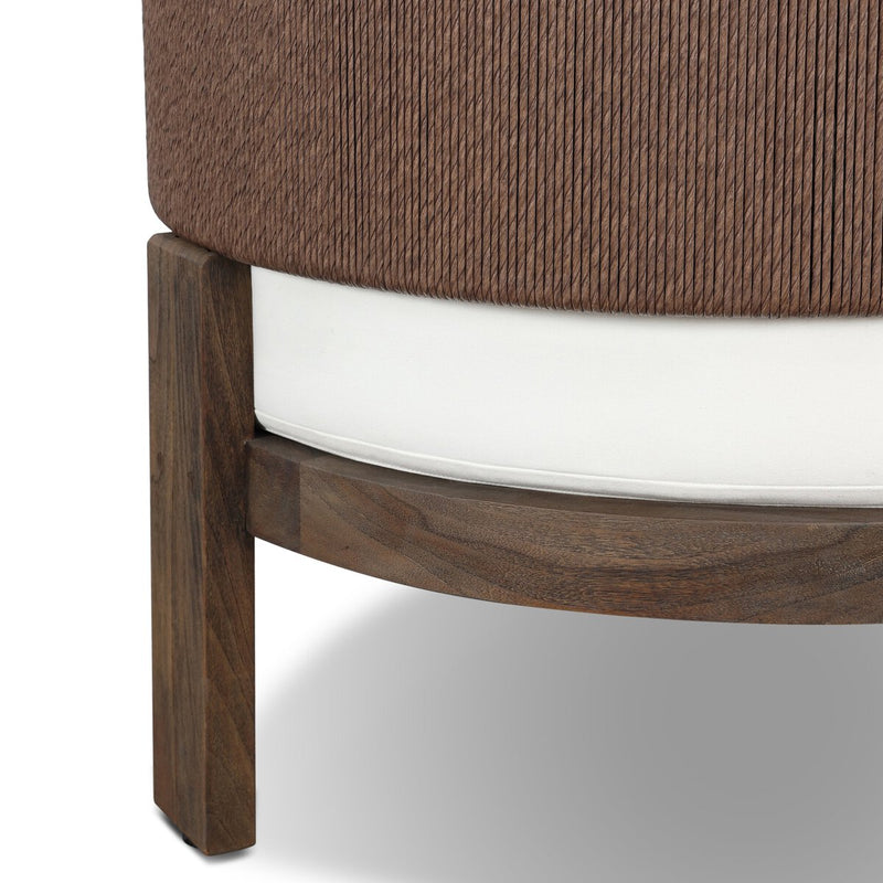Delancy Outdoor Chair - Stained Saddle Brown-fsc
