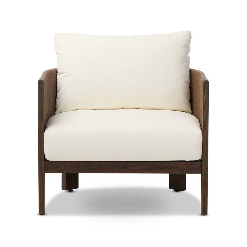 Delancy Outdoor Chair - Stained Saddle Brown-fsc
