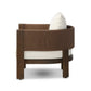 Delancy Outdoor Chair - Stained Saddle Brown-fsc