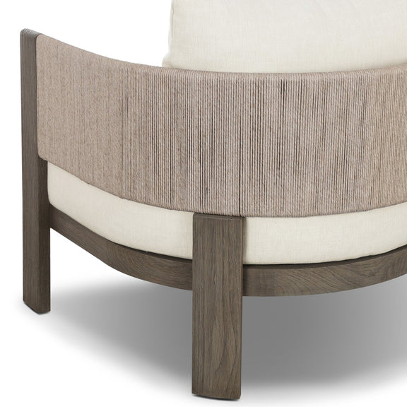 Delancy Outdoor Chair - Stained Aged Grey-fsc