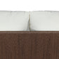 Delancy Outdoor Sofa - Stained Saddle Brown-fsc