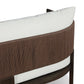 Delancy Outdoor Sofa - Stained Saddle Brown-fsc