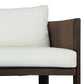Delancy Outdoor Sofa - Stained Saddle Brown-fsc