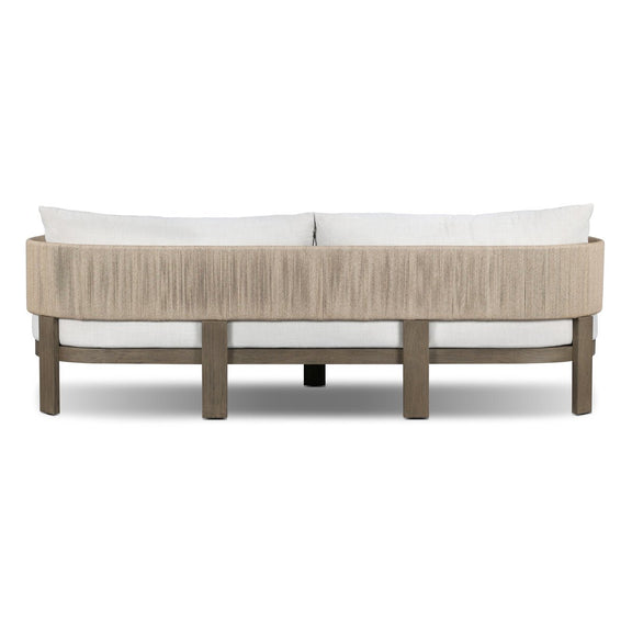 Delancy Outdoor Sofa - Stained Aged Grey-fsc