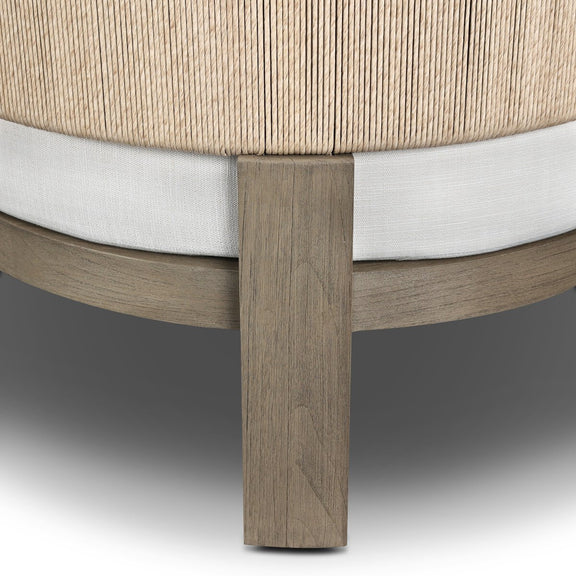 Delancy Outdoor Sofa - Stained Aged Grey-fsc