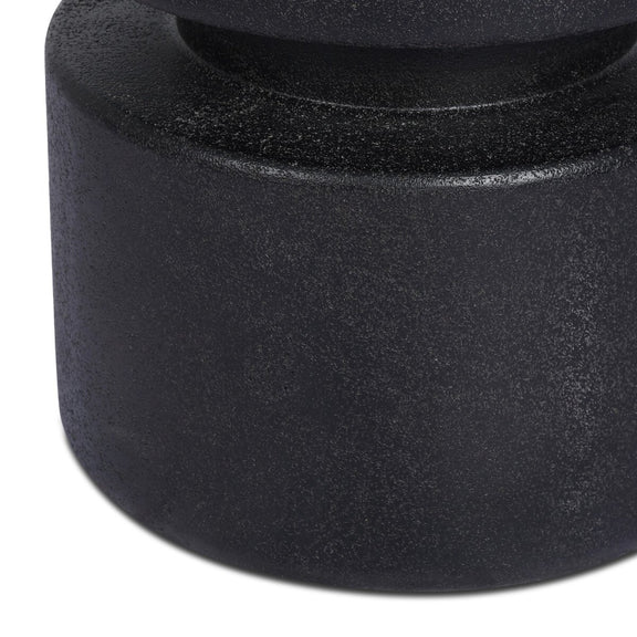 Luka End Table - Black Lavastone