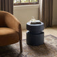 Luka End Table - Black Lavastone