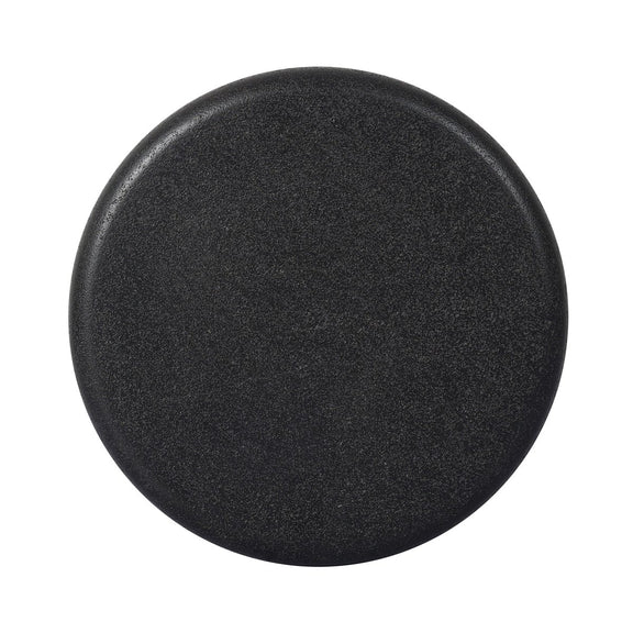 Luka End Table - Black Lavastone