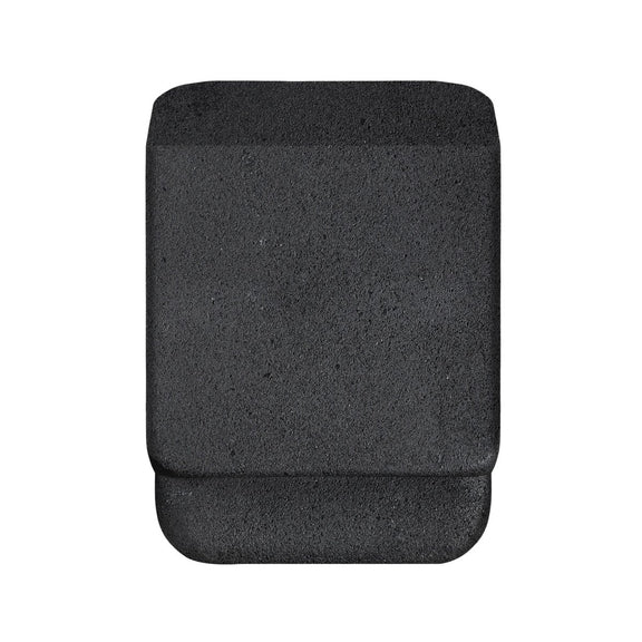 Camille End Table - Black Lavastone